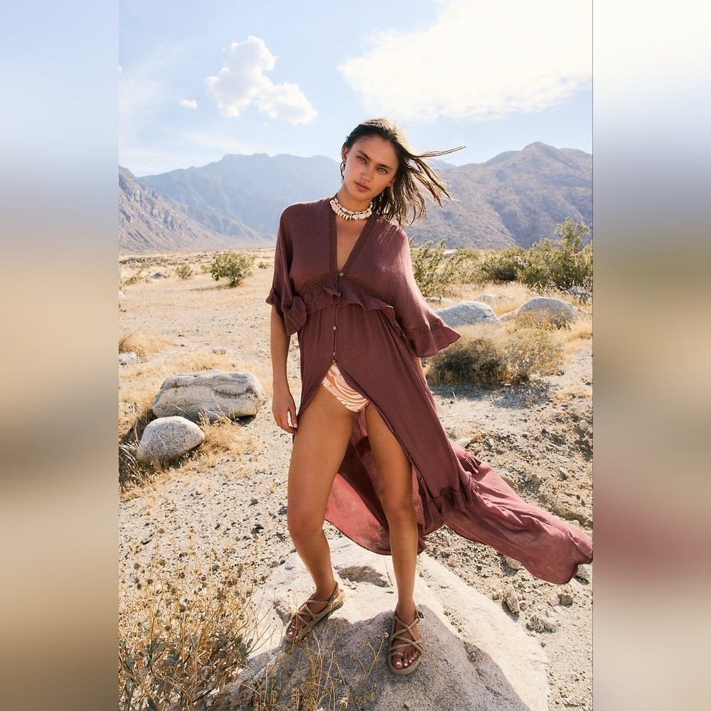Free People Paradise Maxi Dress L